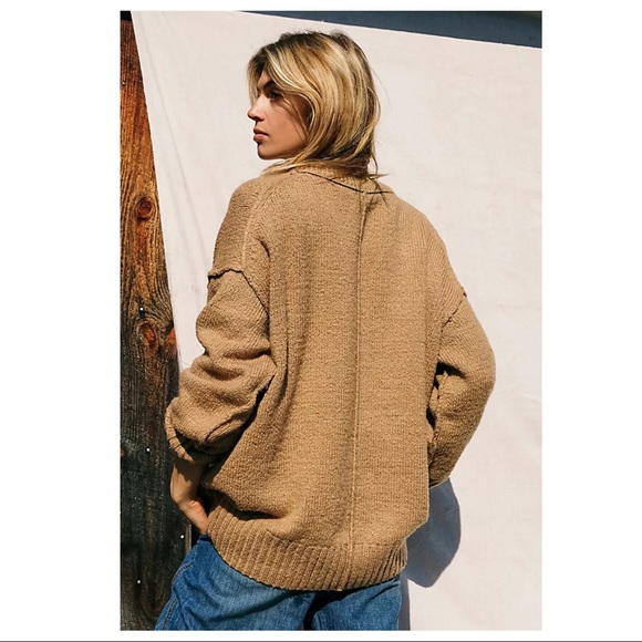 FREE PEOPLE BOHO TUNIC PULLOVER SWEATER TOP A3C - Picture 12 of 16